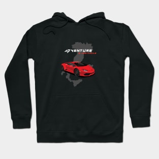 Lamborghini trip across Italy Hoodie